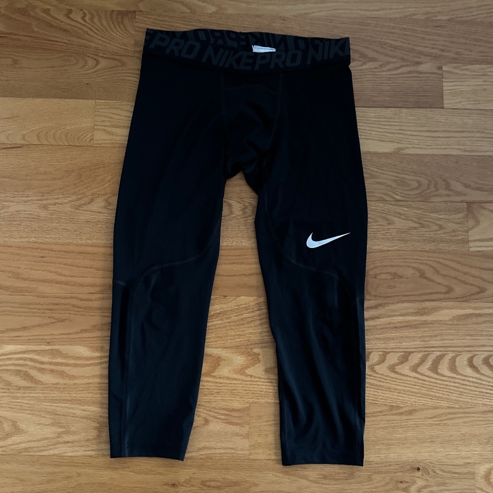Nike Pro Men's Dri-Fit 3/4 Compression Tights (L)